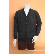 Yak Wool Cardigan Garment/Cashmere Clothing/Knitwear/Fabric/Wool Textile/Men Sweater